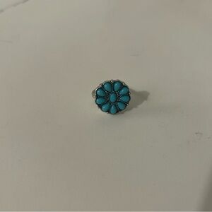 Turquoise Flower Ring
